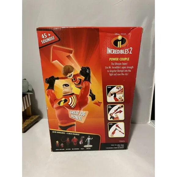 Disney Pixar Incredible 2 Mr. Incredible 13” Talking Action Figure New